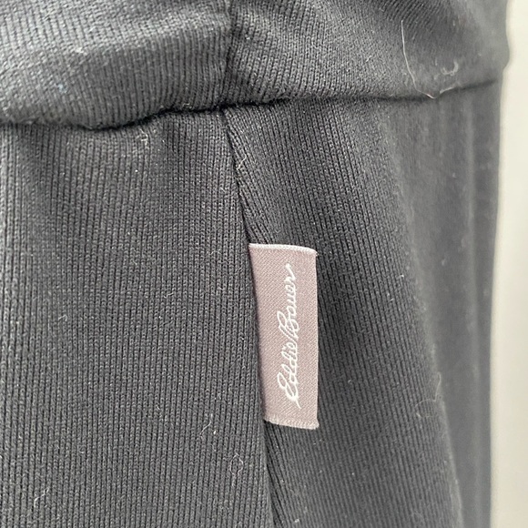 EDDIE BAUER Travex Sleeveless V Neck Black Dress Small - Picture 9 of 12